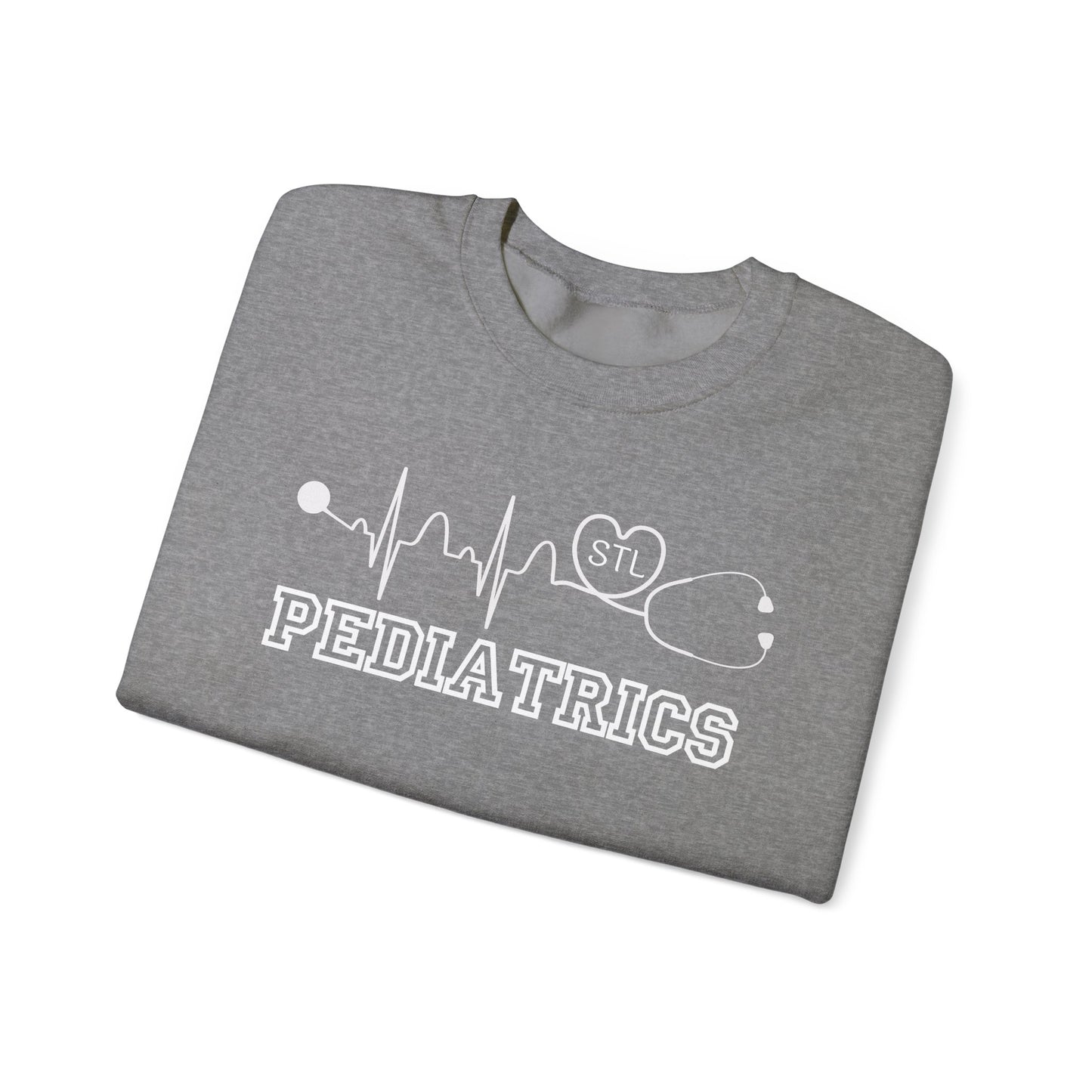 STL Pediatrics RN Comfy Gildan Sweatshirt, EKG STL  love, wear out or at work!