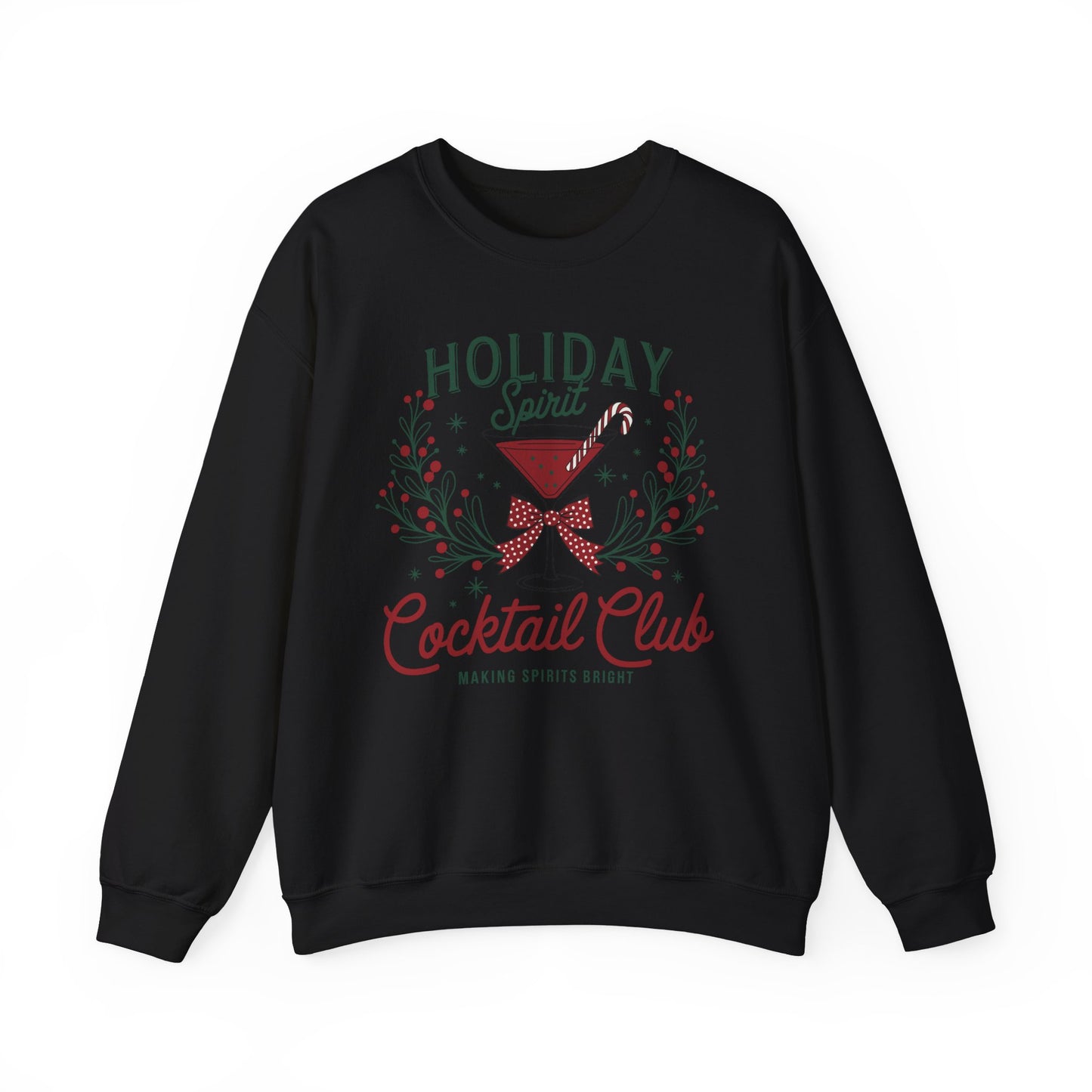 Cutest Holiday Spirits Cocktail Club Sweatshirt!